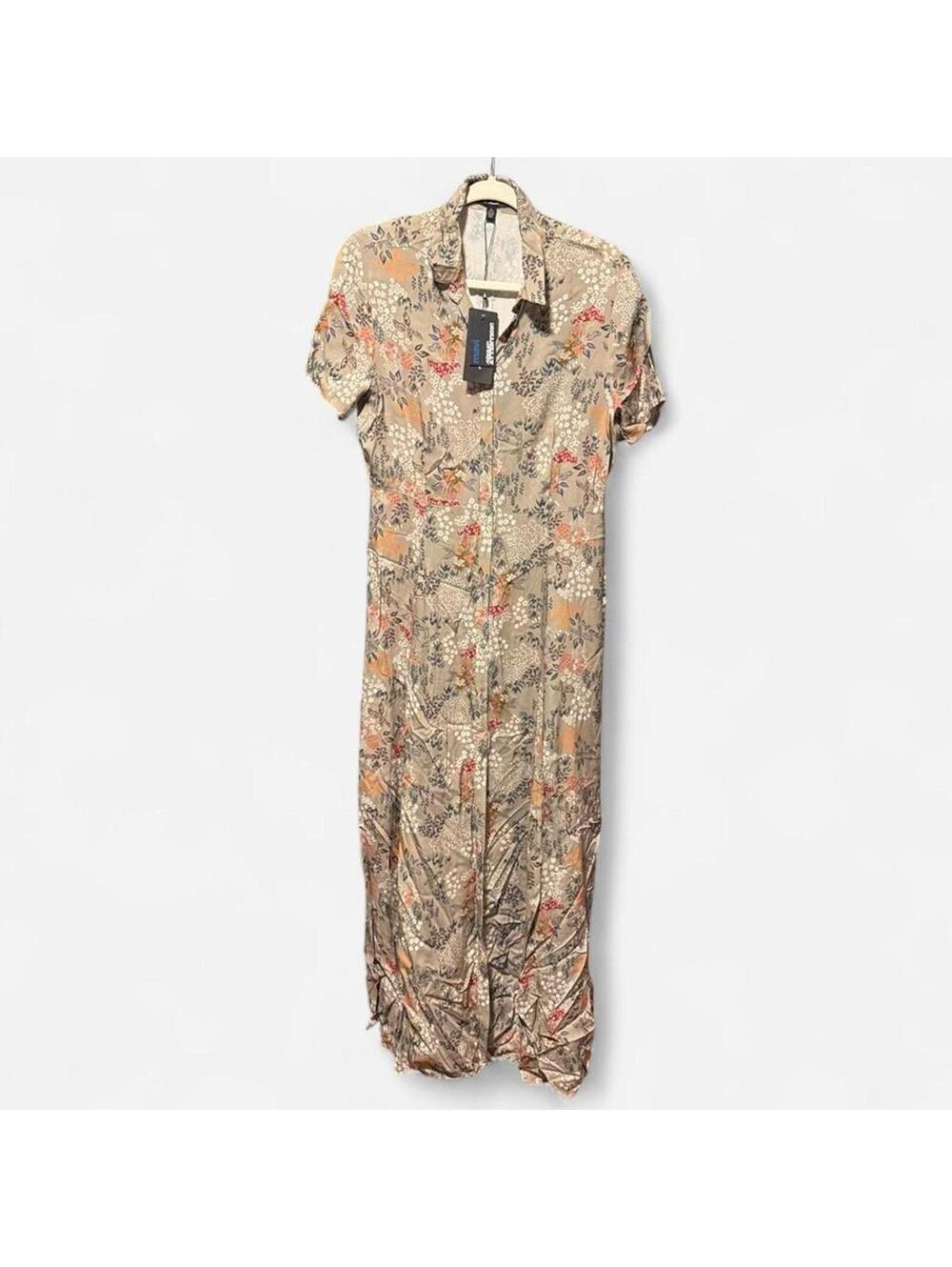 Multicoloured floral maxi dress with a boho vibe #floral %100 Viscose